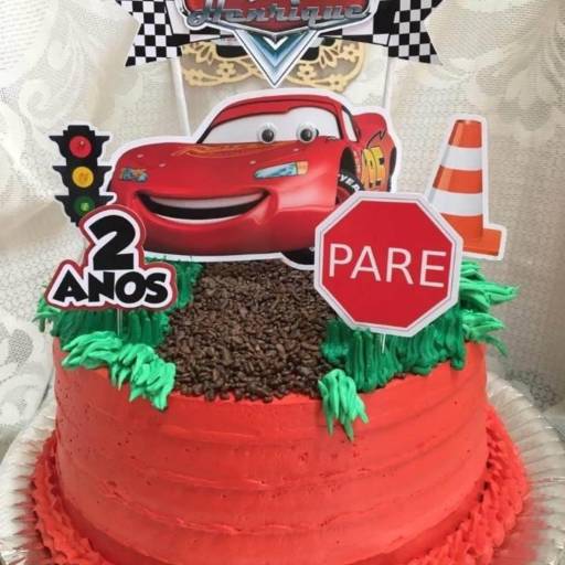 Bolo tema carros por Delícias Demarchi