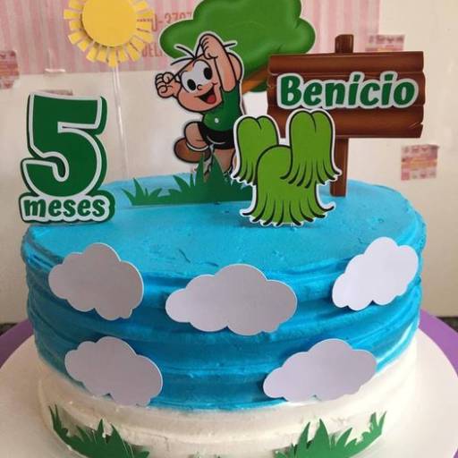 Bolo tema Cebolinha por Delícias Demarchi