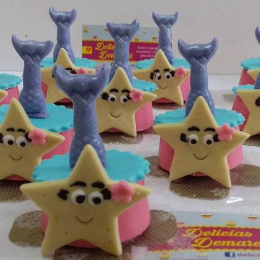 Bolo Tema Sereia por Delícias Demarchi