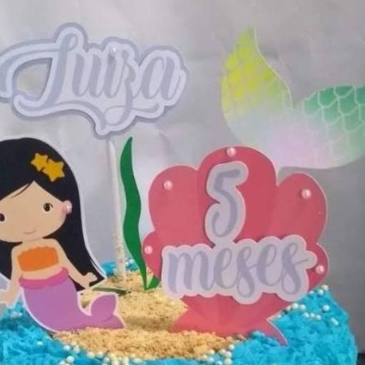 Bolo Tema Sereia por Delícias Demarchi