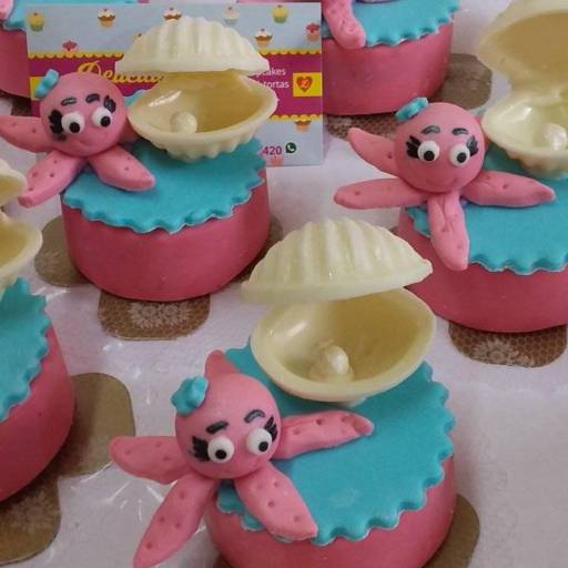 Bolo Tema Sereia por Delícias Demarchi