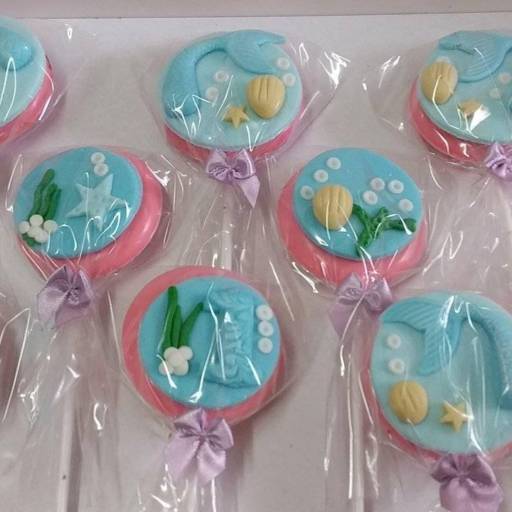 Bolo Tema Sereia por Delícias Demarchi