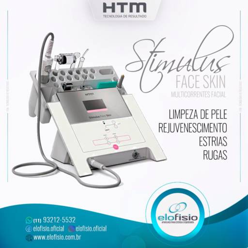 Stimulus Face Skin HTM - Aparelho de Multicorrentes Facial - Elofisio Aparelhos para Estética e Fisioterapia