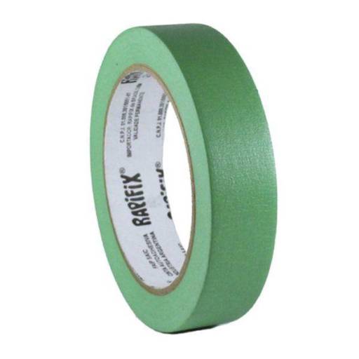 Fita crepe automotiva verde fina