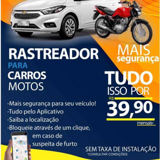 Comprar o produto de Rastreador para Carro e Moto em Rastreadores pela empresa Br Telemetria em Sorocaba, SP por Solutudo
