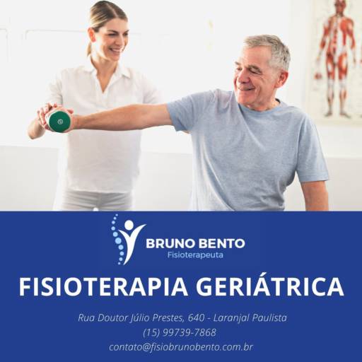 Comprar o produto de Fisioterapia Geriatrica em Fisioterapia pela empresa Fisioterapeuta Bruno Bento em Laranjal Paulista, SP por Solutudo