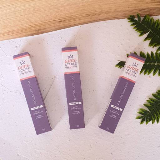 Caixinhas de batom Anne Louise com papel semente