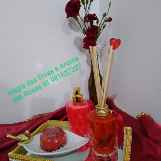 Comprar o produto de Kit Luxo Maça com Canela em Aromaterapia pela empresa Magia Das Ervas & Aroma Das Rosas em Gravataí, RS por Solutudo