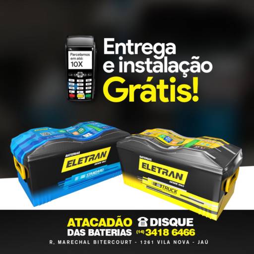 Comprar o produto de Baterias em Baterias pela empresa Baterias Jaú em Jaú, SP por Solutudo