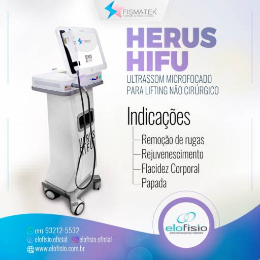 Comprar o produto de Herus HIFU Fismatek - Ultrassom Microfocado para Lifting não Cirúrgico - 3 cartuchos em Beleza e Cuidado Pessoal pela empresa Elofisio - Aparelhos de Estética e Fisioterapia em Foz do Iguaçu, PR por Solutudo