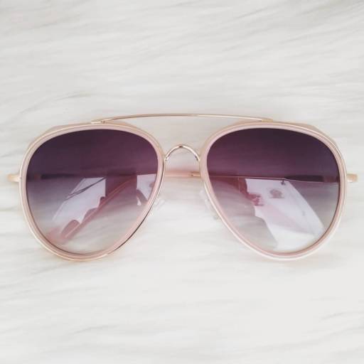 Armação Solar Feminina Modelo Aviador Nude Wave