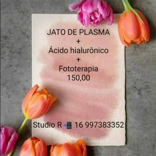Comprar o produto de COMBO 3: Jato de Plasma + Ácido Hialurônico + Fototerapia em Estética Facial pela empresa Rosana Fernandes - Especialista em Limpeza de Pele (Studio R) em Jaboticabal, SP por Solutudo