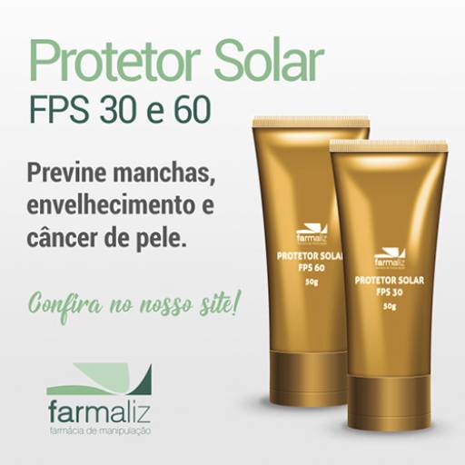 Comprar o produto de Protetor Solar em Protetor Solar pela empresa Farmaliz - Farmácia de Manipulação em Ourinhos, SP por Solutudo