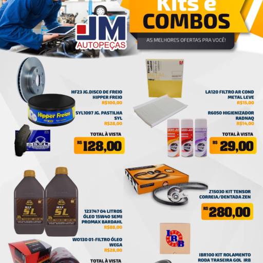 Comprar o produto de Kits e Combos em Autopeças pela empresa JM Auto Peças em Lençóis Paulista, SP por Solutudo
