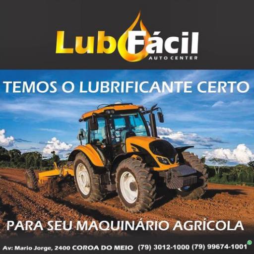 Lubrificante para maquinário agrícola
