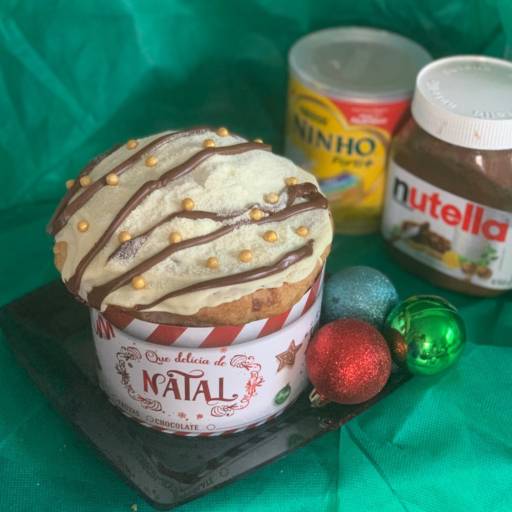 Panetone ou Chocotone Leite Ninho com Nutella em Bauru, SP por Cheiro Gostoso - Brigadeiros e Doces Artesanais 