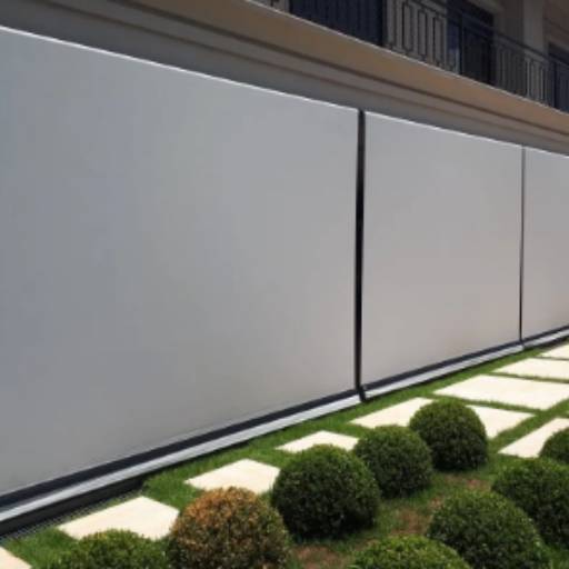 Toldo Vertical - Manual ou Motorizado por Persianas e Cortinas Fanfa