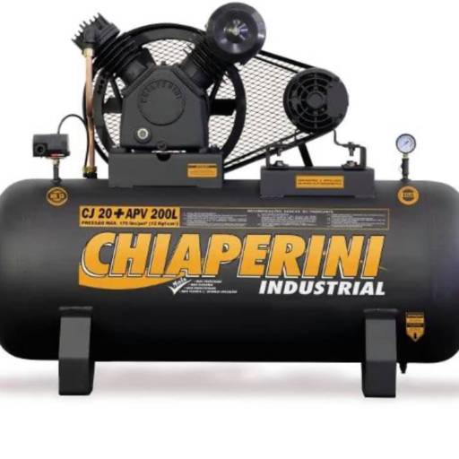 Comprar o produto de Compressor 20 pés 200 litros Chiaperini em Compressores pela empresa Casa dos Compressores e lavadoras em Ourinhos, SP por Solutudo