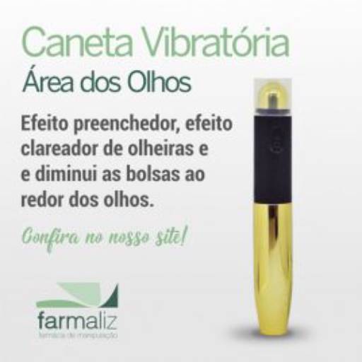 Caneta vibratória para área dos ólhos 15ml por Farmaliz - Farmácia de Manipulação