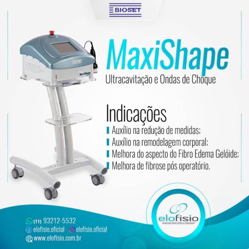 Comprar o produto de Maxishape Bioset - Radiofrequência em Beleza e Cuidado Pessoal pela empresa Elofisio - Aparelhos de Estética e Fisioterapia em Foz do Iguaçu, PR por Solutudo