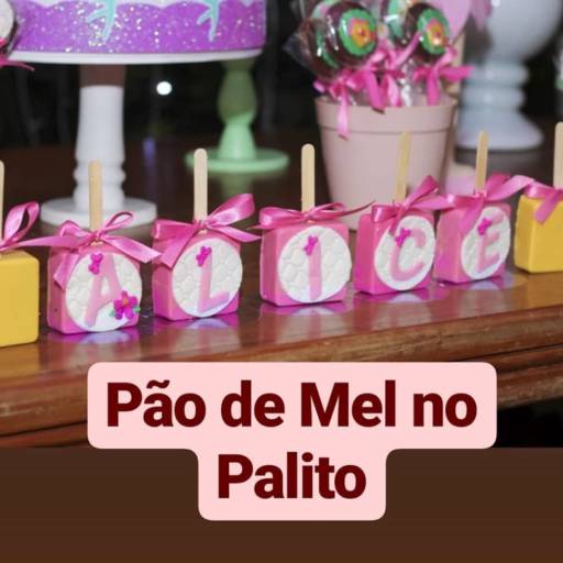Pão de mel no palito  em Bauru, SP por Cheiro Gostoso - Brigadeiros e Doces Artesanais 