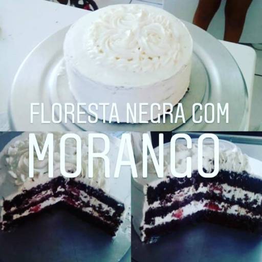 Bolo Floresta Negra de Morango em Bauru, SP por Cheiro Gostoso - Brigadeiros e Doces Artesanais 