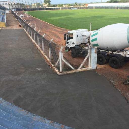 Reforma do Estádio em Osvaldo Cruz por Via Ambiental - Construção Civil