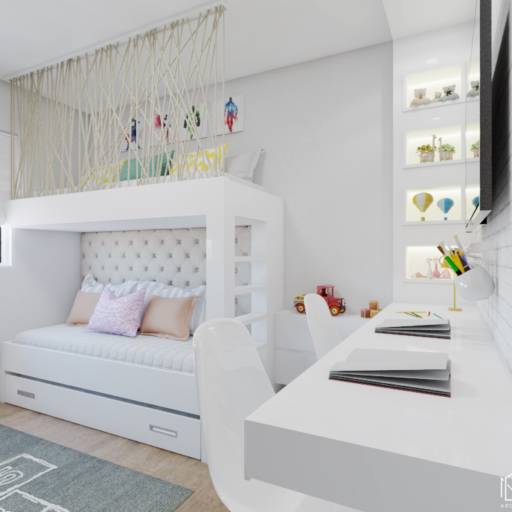 Quarto Infantil  por Natália Clinio Arquitetura e Interiores