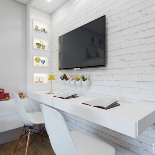 Quarto Infantil  por Natália Clinio Arquitetura e Interiores