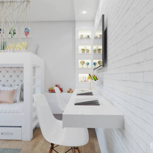 Quarto Infantil  por Natália Clinio Arquitetura e Interiores