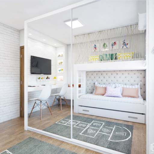 Quarto Infantil  por Natália Clinio Arquitetura e Interiores