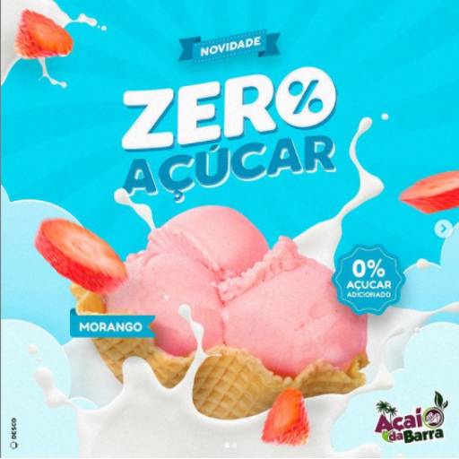 Sorvetes Zero Açúcar por Açaí da Barra - Fernandópolis