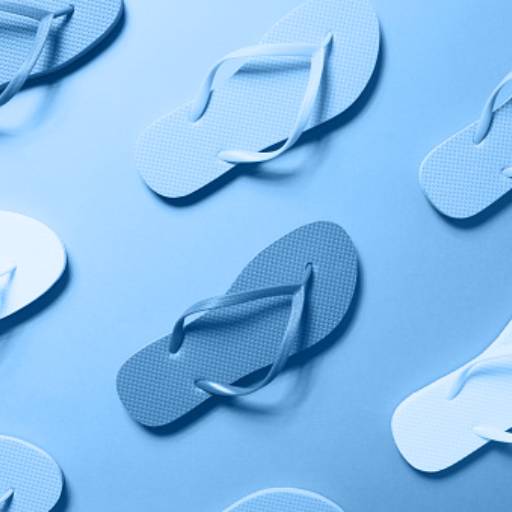 Venda de palmilhas, cadarços e correias de havaianas