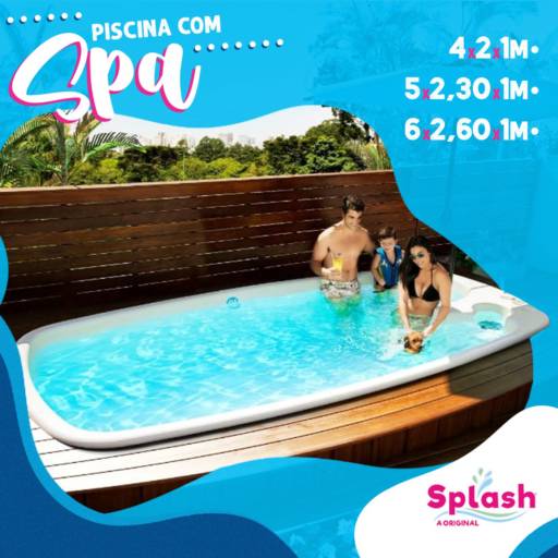 Piscina com SPA
