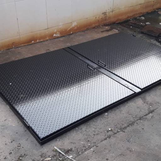 Confecção de tampas de ferro