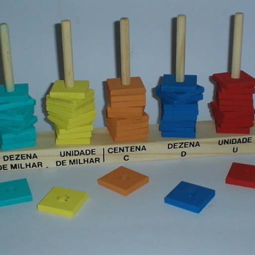 ÁBACO COM 5 PINOS por Art Gravata