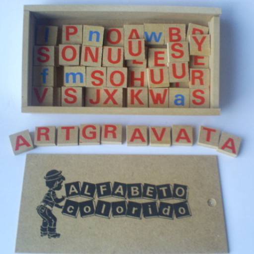 ALFABETO COLORIDO 1 por Art Gravata