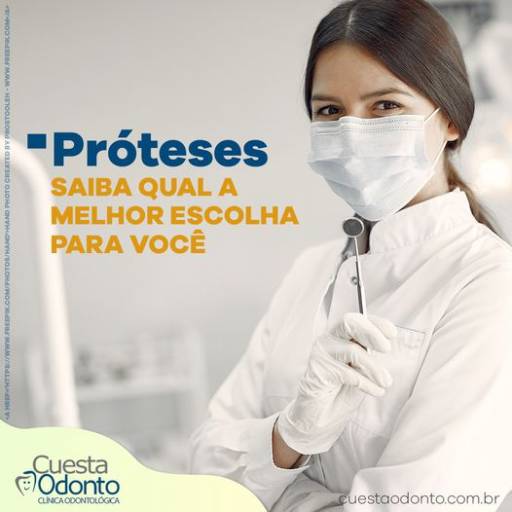 Qual a melhor prótese para mim? por Cuesta Odonto - Rodrigo Gustavo Paixão CRO/SP 105736 - CRO/SP CL: 13914