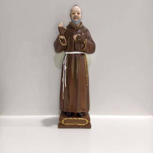 Imagem de Padre Pio Gesso 20cm por A Feira de Aparecida Online