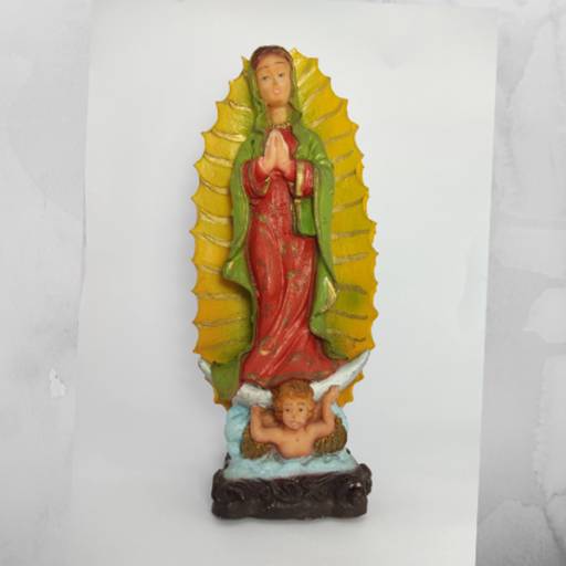 Comprar o produto de Imagem de Nossa Senhora de Guadalupe 20cm em Resina em Artigos Religiosos pela empresa A Feira de Aparecida Online em Aparecida, SP por Solutudo