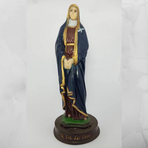 Imagem de Nossa Senhora das Dores 20cm em Resina por A Feira de Aparecida Online