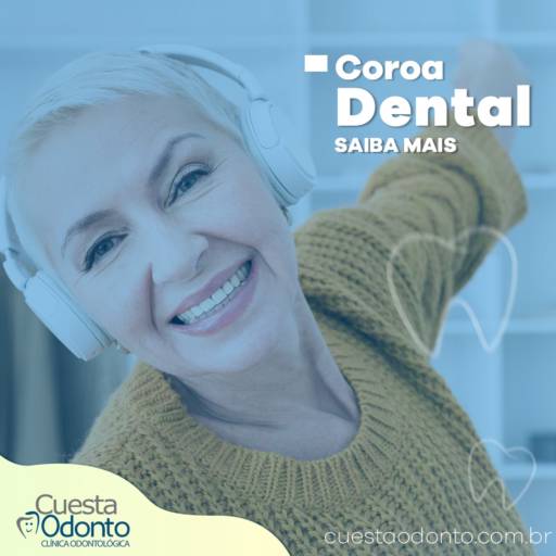 coroa dental por Cuesta Odonto - Luiz Ricardo Molina Soares CRO/SP 118165