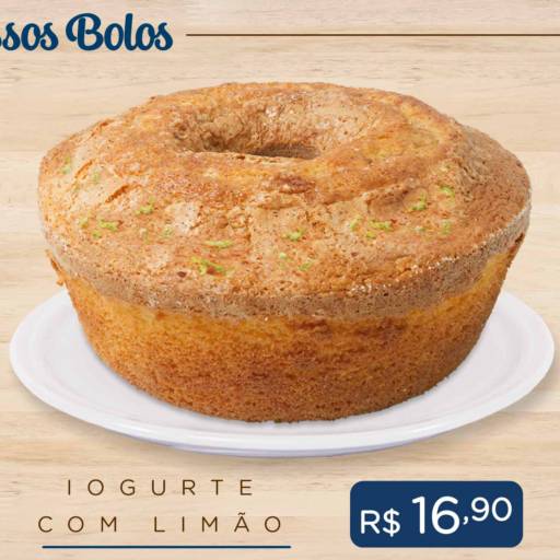 Bolo caseiro de de Iogurte com Limão