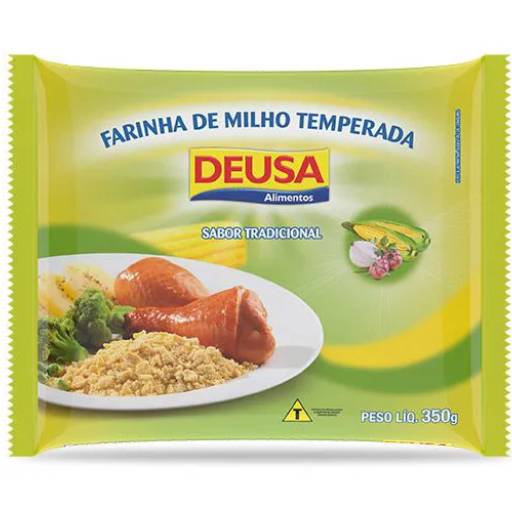 Comprar o produto de Farofa pronta de milho tradicional Deusa 350g em Farofa pela empresa Deusa Alimentos em Garça, SP por Solutudo