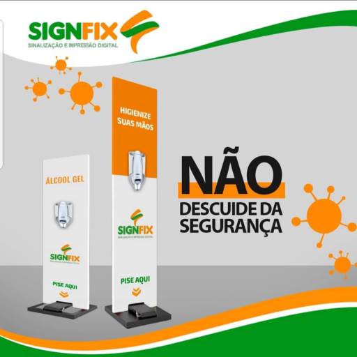 Comprar o produto de Toten Gel Dispenser em Personalizados pela empresa Signfix - Sinalização e Impressão Digital em Recife, PE por Solutudo