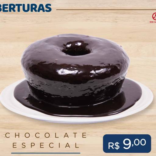 Comprar o produto de Cobertura Chocolate Sem Lactose em Cobertura para bolo pela empresa Casa de Bolos  em Ponta Grossa, PR por Solutudo