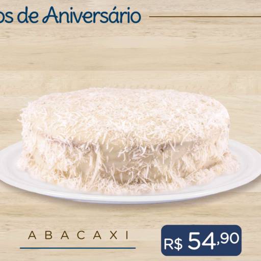 Bolo de Aniversário de Abacaxi