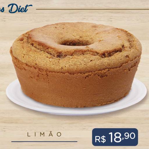 Bolo Diet de Limão