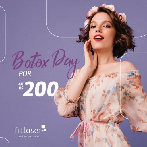 Comprar a oferta de BOTOX DAY em Beleza, Estética e Bem Estar pela empresa Fitlaser Depilação a Laser, Estética e Bem Estar em Botucatu, SP por Solutudo