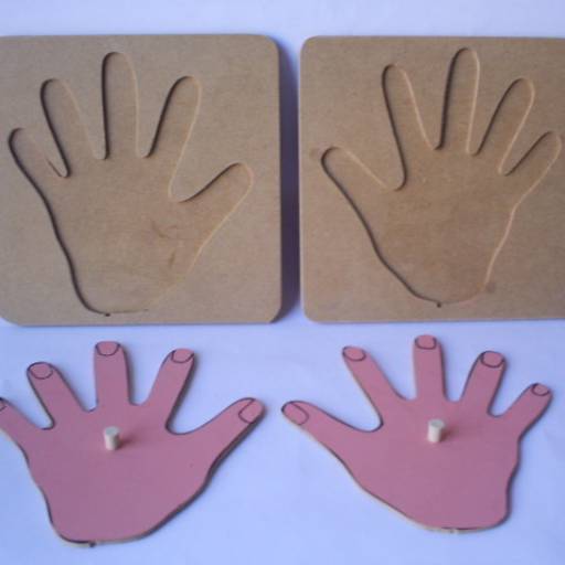 ENCAIXE DAS MÃOS (unidade) por Art Gravata